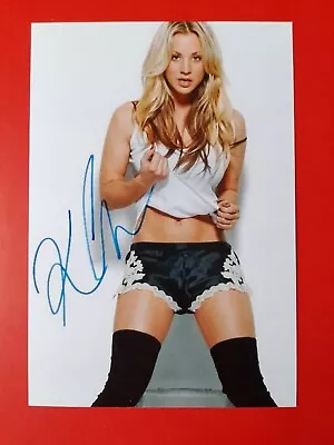 Kaley Cuoco Signed Autographed Photo The Big Bang Theory • £3.30