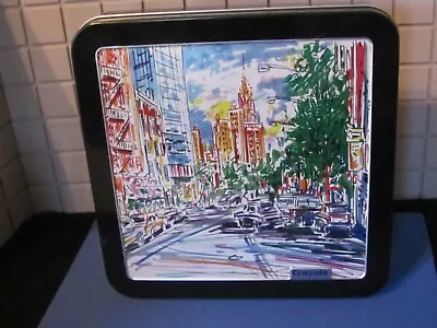 2017 Crayola Cityscape 8X8 Metal Tin Box • $11.99