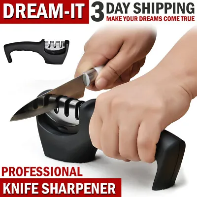 Knife Sharpener Ceramic Tungsten Kitchen Knives Restorer Blades Sharpening Tool  • $7.99