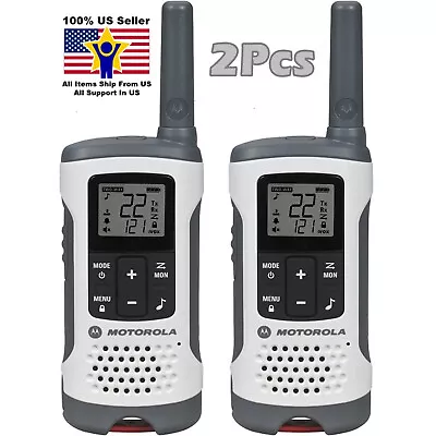 Motorola Talkabout T260 Two-Way Radio Walkie Talkie Long Range 25 Miles 2pc Set • $89.90