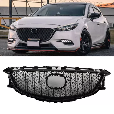 Front Bumper Hood Grille Grill Honeycomb Cover Trim For Mazda 6 2014-2016 2015 • $123.04