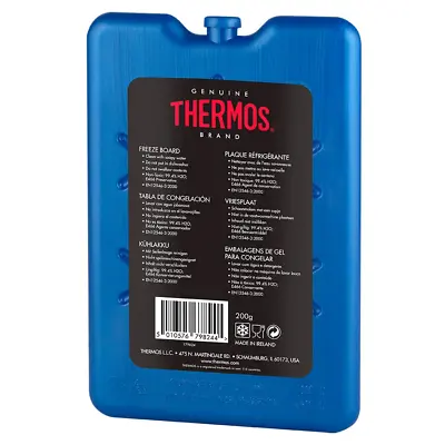 200g Thermos Mini Ice Brick Pack Blocks Freezer Cooler Bag Box Travel Picnic • £3.49