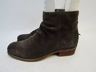 Seychelles Womens Size 7 M Brown Leather Zip Ankle Fashion Boots Bootie • $35.14