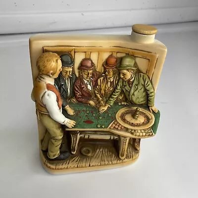 Vintage 1975 Haas Brothers Tonopah Nevada Saloon Roulette Table Whiskey Decanter • $21.25