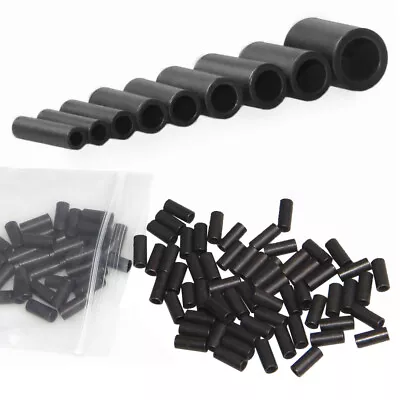 $6.99 • Buy Single Barrel Fishing Crimps Sleeves Copper Wire Line Tube Connector 1.4mm-4.2mm