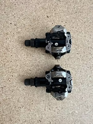 Shimano PD-M520 Double-Sided SPD Clipless MTB Pedals • $10