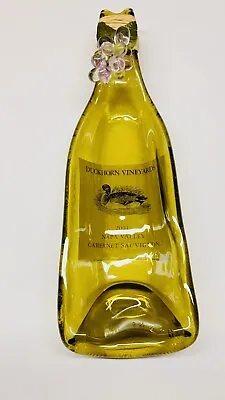 Duckhorn Vineyards 2001 Napa Valley  Melted Wine Bottle Spoon Rest • $24