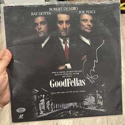 Martin Scorsese Signed Autograph Goodfellas LASER DISC VINYL PSA DNA COA • $250