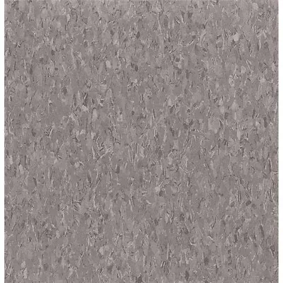 Armstrong Texture Charcoal 12x12 Water Resistant Glue-Down Vinyl Floor Tile 45SQ • $89.99
