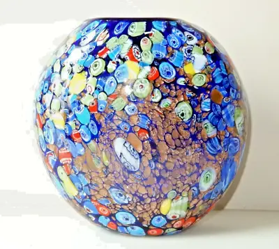 Cobalt Millefiori Vase • $49.77