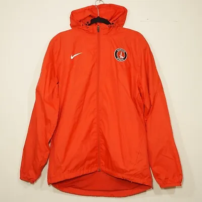 £27.99 • Buy Nike Men's Charlton Athletic Football Red Team Sideline Rain Coat Jacket Size L