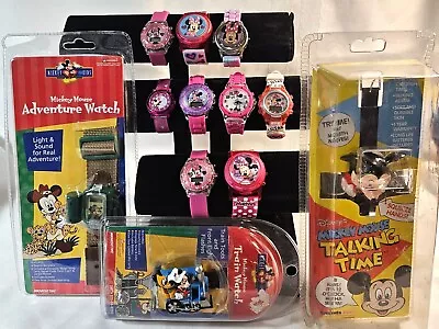 (1) Lot Of 12 Kids Mickey And Minnie Watches! Untested • $12