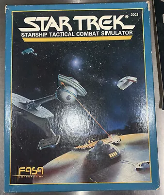 $45 • Buy FASA Star Trek RPG Starship Tactical Combat Simulator