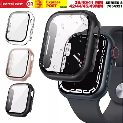 For Apple Watch IWatch SE 7 6 5 4 40/44/41/45mm Screen Protector Case Full Cover • $6.99