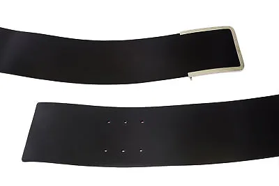 £62.17 • Buy GIORGIO ARMANI Women's Black 4  Wide Leather Belt YGWD73/YC876 $725 NWT