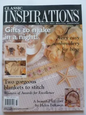 CLASSIC INSPIRATIONS – Issue No. 33 2002 - Needlework Magazine - Embroidery • £9.99