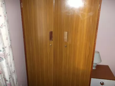 £40 • Buy Vintage Retro Mid Century 1950s/60s Super Cool Wardrobe 
