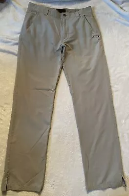 Oakley Golf Mens 33x34 Gray Performance Lightweight Classic Pants Stretch 33 W • $19