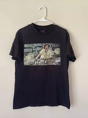 DGK Pablo Escobar Money Stacks Distressed Graphic Crewneck Tshirt Adult Mens MED • $11.97