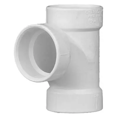 Charlotte Pipe Schedule 40 1-1/2 In.   Hub  T X 1-1/2 In.   D Hub  PVC Sanitary  • $6.99