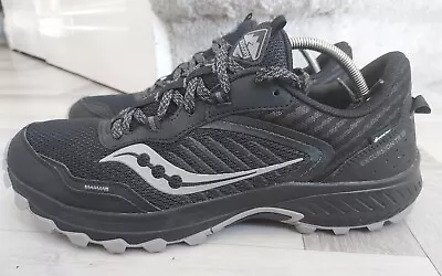 £49.99 • Buy SAUCONY EXCURSION TR15  Gore-Tex Trail Men,s Grey/black Trainers Uk11  WORN ONCE
