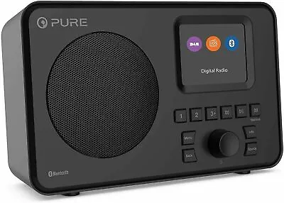 £34.99 • Buy Pure ELAN-ONE FM/DAB+ Radio With Bluetooth - Black