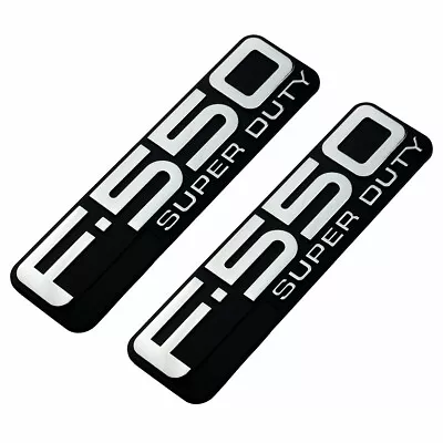 2pc For 99-2003 F550 SUPER DUTY Logo Truck Side Fender Emblem Nameplate New • $36.99