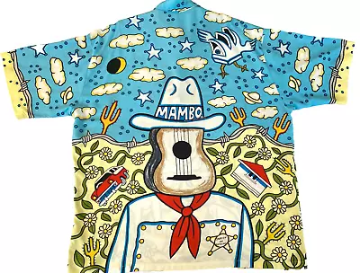 Vintage MAMBO LOUD Shirt -Sheriff Of Nothing - Rare Size XXL - Reg Mombassa • $399