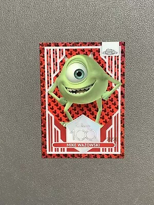 2023 Topps Chrome Disney MIKE WAZOWSKI #43 Red & Black Mickey Refractor /28! • $0.99