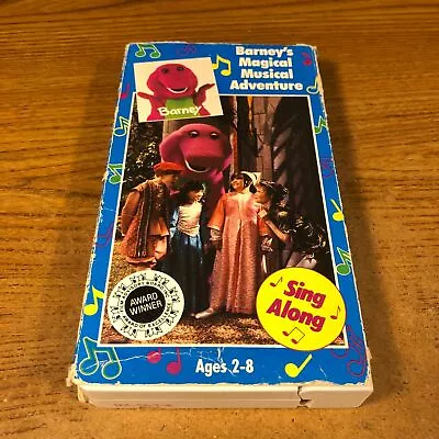 $4.95 • Buy Barney's Magical Musical Adventure VHS Movie VCR Video Tape Used Kids