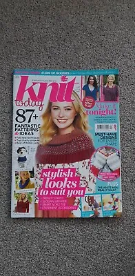 £2 • Buy Knitting Magazine - Knit Today - Issue 104 - Dog Jumper / Baby Blanket /Gloves