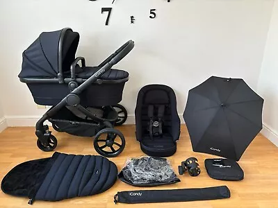 I Candy Peach 7  Pushchair Pram 2in1 Black Edition • £785