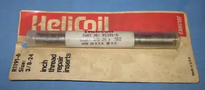 Helicoil R1191-6 3/8-24 Inch ~ A Tube Of 12 Thread Repair Inserts • $19.95