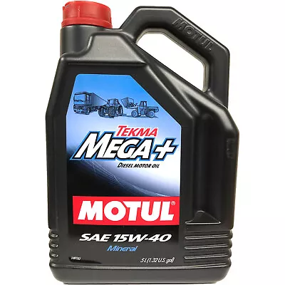 Motul Tekma Mega+ Diesel Motor Oil 15W40 - 5 Liter • $48.15