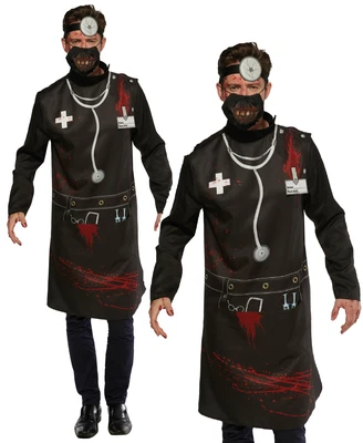 £10.99 • Buy Horror Doctor Mens Costume Mad Scientist Zombie Halloween Fancy Dress