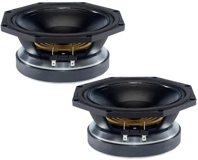 2x B&C 8FW51 8  Mid-Range / Mid-Bass Speaker 400W 8-Ohm PA Woofer 97dB 70-5000Hz • $333.60