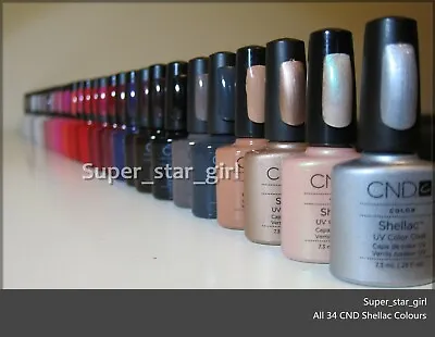 CND SHELLAC UV Gel Nail Powder Colour Polish 7.3ML  • $29.99