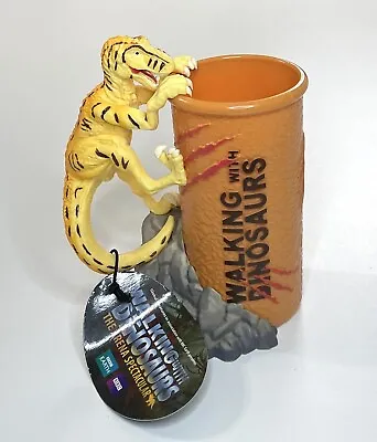 Walking With Dinosaurs Raptor 3D Plastic Drinking Cup NEW • £19.29