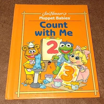 Jim Henson's Muppet Babies Count With Me My First Book Club Louise Gikow HC 1992 • $1.49