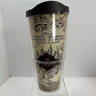 Tervis Harry Potter The Marauder's Map Insulated Tumbler Mug Cup 24 Oz W/ Cover • $19.90