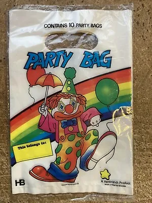 Vintage 1990 Children Party Bags London Bus Pack Of 40pcs Total 80s 90s Clown • £15