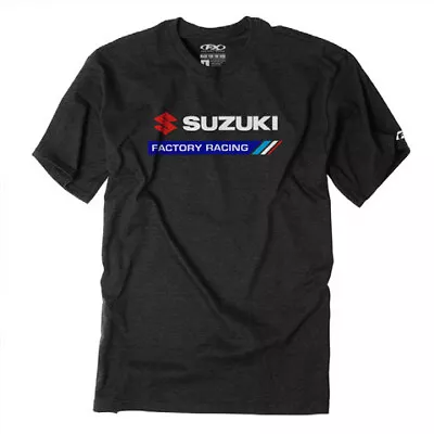Factory Effex Suzuki Factory Racing T-Shirt Motorcycle Dirt Bike • $22.60