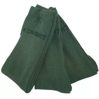 £7.50 • Buy MILITARY THERMAL SOCKS 3pairs 6-11 BRITISH ARMY STYLE GREEN CADET PATROL  HIKING
