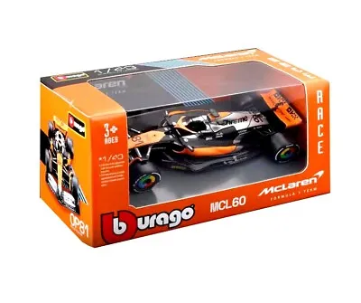 2023 F1 Oscar Piastri McLaren Mercedes Racing MCL60 Diecast Car Model 1:43 Scale • $29.69