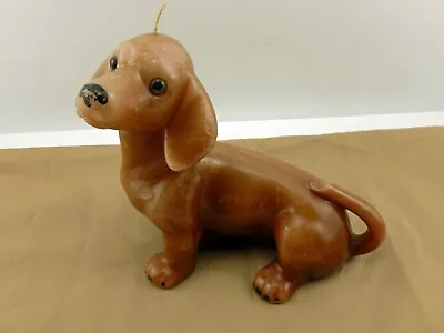 Vintage Wax Candle Dachshund Dog • $14.95