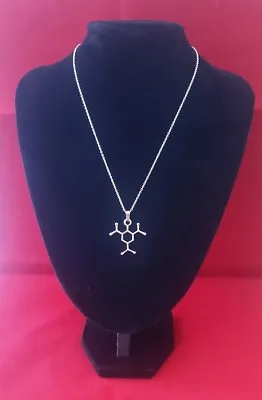 TNT MOLECULE Pendant Hung On A Sterling Silver Necklace Chain Medical Science • $1.23