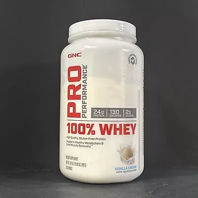 GNC Pro Performance 100% Whey Cookies & Cream 1.89 Lb 25 Servings Exp 11/2025 • $30.95