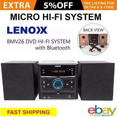 30W FM Radio HiFI CD Player Bluetooth Speakers Music Hi Fi System USB W/ Remote  • $149