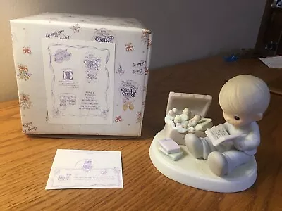 PRECIOUS MOMENTS YOU WILL ALWAYS BE A TREASURE TO ME FIGURINE 1997 Used  • $8