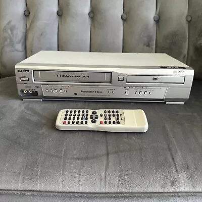 Sanyo DVD VCR Combo Player 4-HEAD HIFI VHS Recorder DVW-7200 W/ Remote - WORKS! • $69.99